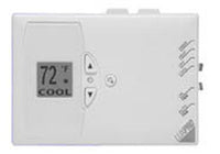 PSDH121B-010 | 24v Multi Position (Vertical Or Horizontal Mount) Single/Multi Stage Digital Non Programmable Heat Pump Thermostat With Lighted Display 1H-1C Or 2H-1C 45-90F Replaces PSDH105 PSDH121 | LUXPRO THERMOSTATS