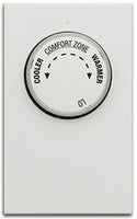 LV11-005 | 120/240v 2 Wire Heat Only Line Voltage Vertical Mount Thermostat Mercury Free 22 Amps Replaces LV1-1042 & LV1 & LV11-005 Reads