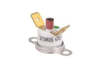 47K18 | Lennox R37520B005, Thermal Rollout Switch, Green ID Color, Actuates at 400 Deg F. +/- 20 F., Manual Reset, 45 Deg Quick Connect Terminals | Lennox