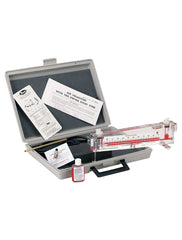 Dwyer 104-6 Solid plastic portable gage | range 0-6" w.c. | .10 minor div. | 7-3/4" scale | plastic carrying case. | Blackhawk Supply