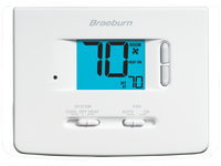 1020NC | Builder Non-Programmable Thermostat 1H / 1C Pack of 12 | Braeburn