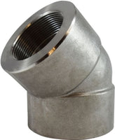 103184 | 3/4 304L 3000LB THREAD 45 ELL | Midland Metal Mfg.
