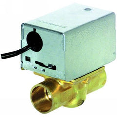 HONEYWELL HOME V4043B1018/U Zone Valve 2 Position Normally Open 2-Way Straight Through 1/2 Inch Brass Sweat 3.5 Cv 125 Pounds per Square Inch | Blackhawk Supply