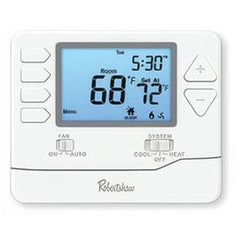 Robertshaw RS9220 Programmable Thermostat Touchscreen 24 Volt 2 Heat/2 Cool 7-Day 5-1-1 41-95 Degrees Fahrenheit | Blackhawk Supply