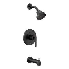 Moen UT2903EPBL Tub and Shower Trim Gibson Eco-Performance 1 Lever Matte Black ADA 1.75 Gallons per Minute 3-3/5IN 1 Function | Blackhawk Supply
