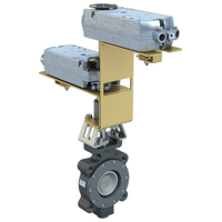 MKL2-N040/DC24-310-T-D | 2 Way High Performance Butterfly Valve | 4 Inch | 24 VAC Non-Spring Return Actuator | Bray
