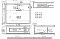 11T90 | Lennox C1CURB15C-1, Standard Roof Curb, Horizontal Slab Applications, 86-1/4 x 102-1/8 Inch x 30 Inch Height | Lennox