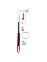 1227M | Dual range U-inclined manometer | 0-400 mm vertical | -5-0-70 mm inclined. (Metric units) | Dwyer