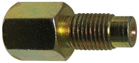12329 | M9X1.0 METRIC INV MALE X 3/8-24 FE, Brass Fittings, Brake Lines, Dual Master Cylinder Adapter | Midland Metal Mfg. (OBSOLETE)