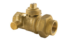 Jomar 244-105B 125-LWUBP, 1" Utility Gas Ball Valve, Full Port, Service Bypass, 125 PSIG, with Union Tail Piece | Blackhawk Supply