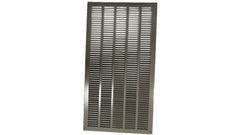 Lennox 14U52 Lennox 608866-27, Merit AC Louvered Center Panel, (W x H): 28 x 36" Nominal Size, Quartz Gray Finish | Blackhawk Supply