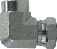 Midland Metal Mfg. 150244 1/4 X 1/4 (FP X FNPSM 90 UN SWV ELB), Hydraulic, Steel Pipe Swivels NPSM, Female Union Elbow Swivel Adapter | Blackhawk Supply