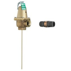Watts N240X-6FS Relief Valve Temperature and Pressure with Flood Sensor 1 Inch Female Bronze 150PSI 210 Degrees Fahrenheit | Blackhawk Supply