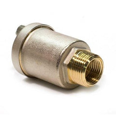 TACO 418 Air Vent Hy-Vent High Capacity Float 1/2 x 3/4 Inch NPT Nickel Plated Brass 418-3 | Blackhawk Supply