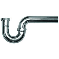 700-1 | P-Trap 1-1/4 x 1-1/4 x 6-1/2 Chrome Plated 20 Gauge Brass Threaded | Dearborn Plastic