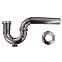 710BN-1 | P-Trap Brass 1-1/2 Inch 17 Gauge Chrome 710BN-1 | Dearborn Plastic