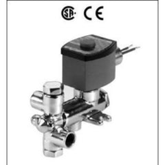 ASCO 8300D009U Solenoid Valve 8300 3-Way Brass 3/8 Inch NPT 120 Alternating Current Stainless Steel | Blackhawk Supply