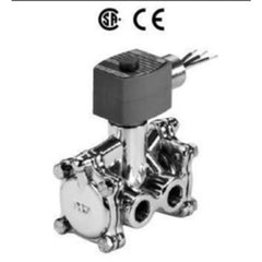 ASCO 8316G054 Solenoid Valve 8316 Brass 3/8" NPT 3 Way Normally Closed 120AC Nitrile Rubber | Blackhawk Supply