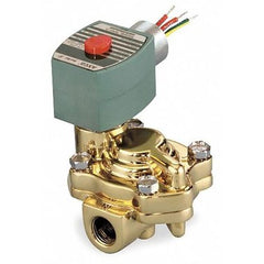 ASCO 8221G003 Solenoid Valve 8221 2-Way Brass 1/2 Inch NPT Normally Closed 120 Alternating Current NBR | Blackhawk Supply