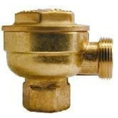 Barnes & Jones 12A Steam Trap Thermostatic Radiator Angle 1/2 x 3/4 Inch 12A 25 Pounds per Square Inch Brass | Blackhawk Supply