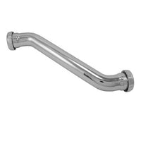 1046A-1 | Double Offset 1-1/2 Inch Polished Chrome 20 Gauge Brass | Dearborn Plastic