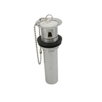 764A-1 | Pull-Out Plug 2 Piece 1-1/4 x 8 Inch Brass | Dearborn Plastic