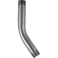 11867 | Shower Arm with Cast Set Screw Flange Polished Chrome 1/2 Inch 8 Inch Brass | Pasco