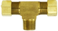 18291B | 1/4 X 1/8 COMP X MIP BS BRANCH T | Midland Metal Mfg.
