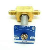 A3F1 | Solenoid Valve A3 2-Way 1/4 Inch SAE Flare 500 Pounds per Square Inch Normally Closed for Refrigeration Air Conditioning | Sporlan