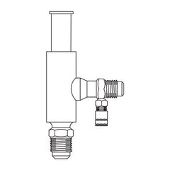 Sporlan 900591 Pressure Regulating Valve CROT-6 Direct Acting 5/8 Inch SAE 0-60 Pounds per Square Inch 900591 | Blackhawk Supply
