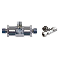 4-10B | Mixing Valve Mechanical Brass 3/8 Inch Compression for Hot Inlet of a Two Supply Faucet | Symmons