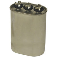 12069 | Run Capacitor 120 Dual Section Oval 30/5 Microfarad 370 Volt Aluminum Case | Mars Controls