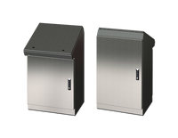 SCE-463719DCSS6 | NEMA 3R, 12 | S.S. Console, Dual Access Single Door, 46H x 37W x 18D | Saginaw