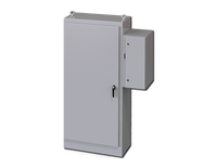 SCE-84XD4018G | NEMA 3R, 12 | 1DR XD Enclosure, 84H x 40W x 18D | Saginaw