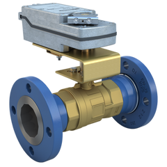 Bray STM4-2-117/DS24-180-T 4" | STM Flanged Characterized ball valve | 2way | CV 117 | Normally Open | Damper & Valve actuator | 24 VAC/DC | 177 lb-in | on/off or floating | Spring Return | Blackhawk Supply