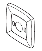 20-720 | Adaptor Plate (beige) used to mount 2 x 2 in. devices on 3 x 3 in. hardware. Covers larger hardware so it is not visible. | Schneider Electric