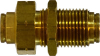 20128 | 3/8 PUSH-IN BULKHEAD UNION | Midland Metal Mfg.