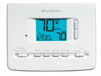 2020NC | Builder 5-2 Day Programmable Thermostat 1H / 1C Pack of 12 | Braeburn