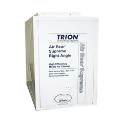 Trion 447380-010 Air Cleaner Air Bear Supreme Right Angle 2000 Cubic Feet per Minute MERV 8 White 20x24-1/2x5 Inch | Blackhawk Supply