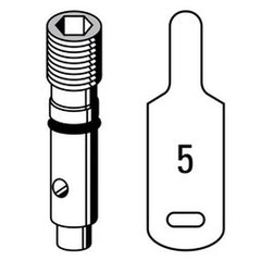 Sporlan 168080 Service Kit QC-5 Cartridge with Black ID Tag 168080 for Thermostatic Expansion Valves | Blackhawk Supply