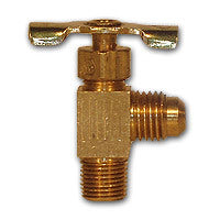 204SAE | 5/16 FL X 1/4 MPT NEEDLE VALVE MAF/USA Mid-America Fittings Made in USA | Midland Metal Mfg.