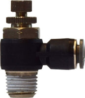 20727C | 1/4 X 1/8 MALE ELBOW W/ FLOW CONTROL VAL | Midland Metal Mfg.