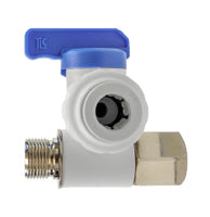 20985P | 1/4 TUBE STOP PLSTC VALVE | Midland Metal Mfg.