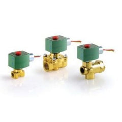 ASCO 8210G095V Solenoid Valve 8210 2-Way Brass 3/4 Inch NPT Normally Closed 120 Alternating Current FKM | Blackhawk Supply