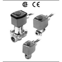 ASCO 8264G010 Solenoid Valve 2-Way Nickel Plated Brass 1/8 Inch NPT Normally Closed 120 Alternating Current UR | Blackhawk Supply