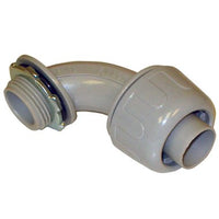 85021 | Connector Liquid Tight 3/4 Inch Flexible Non-Metallic 10 Pack for 90 Degree Bend Angle PVC | Mars Controls