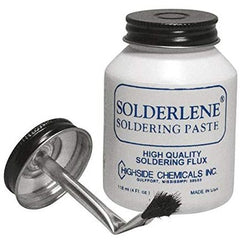 Mars Controls 93812 Flux Solderlene 1 Pint Paste 0.815-0.880 for All Metals except Aluminum and Magnesium Brush Top Jar Yellow | Blackhawk Supply