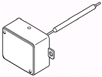 2252-510 | Pneunatic Temperature Transmitters - Duct/Immersion, Range: 40 to 140 F, Rigid Element, 1/4 x 9-3/8 in. long (6 x 238 mm) | Schneider Electric
