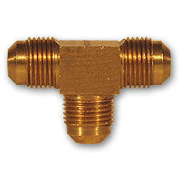 244X8 | 1/2 FLARE SAE BARSTOCK TEE MAF/USA Mid-America Fittings Made in USA | Midland Metal Mfg.