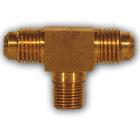 245X2 | 1/8 FL X 1/8 MPT MALE BRANCH T MAF/USA Mid-America Fittings Made in USA | Midland Metal Mfg.